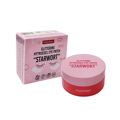 Starwort Glittering Hydrogel Eye Patch – Parches de hidrogel con glitter